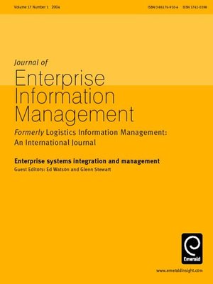 cover image of Journal of Enterprise Information Management, Volume 17, Issue 1